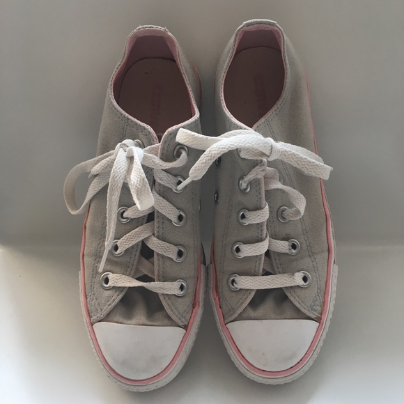 Converse Shoes - Converse Chuck Taylor All Stars in gray and pink